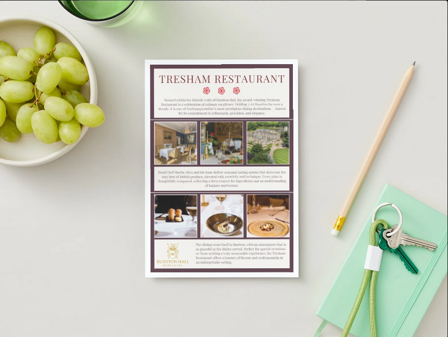 AA Fine Dining Awards Advert